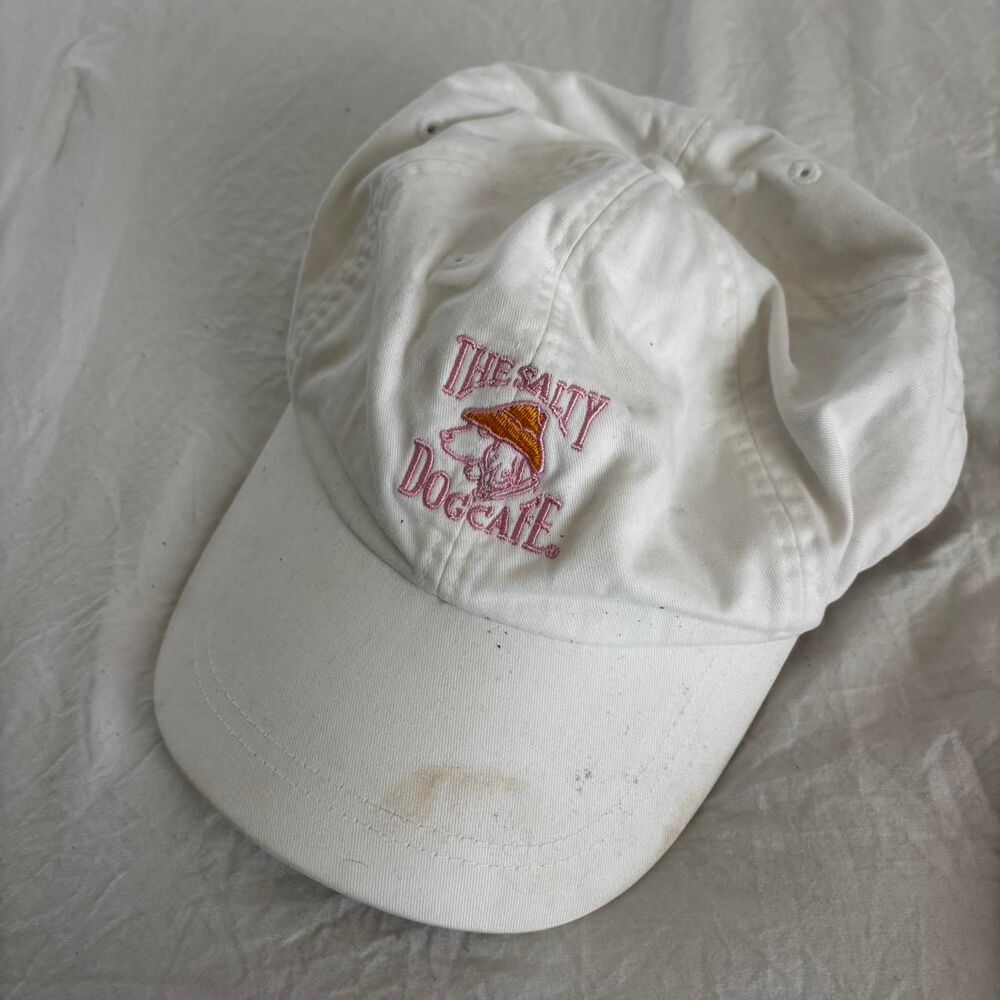 SALTY DOG CAFE Pink Yellow Women's White Baseall Cap Unisex Men's Summer Hat